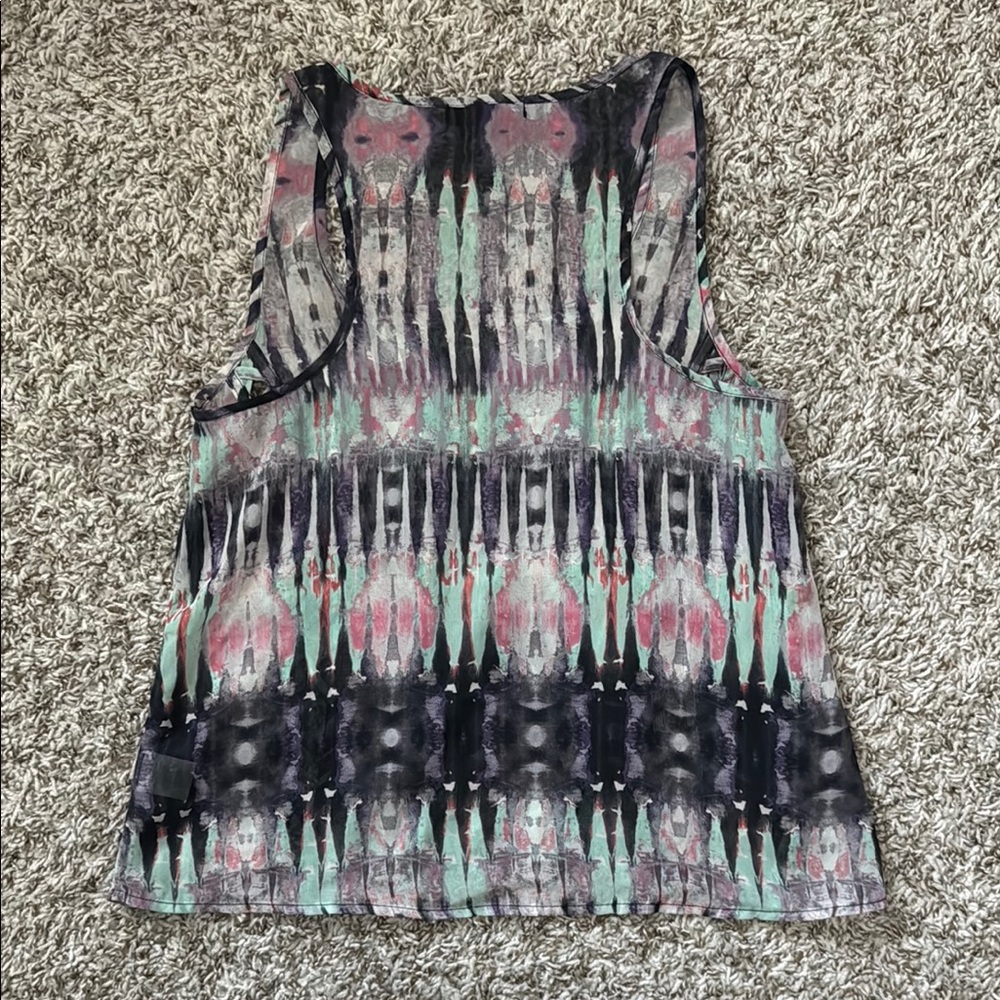Abstract Print Tank Top - Picture 2 of 2